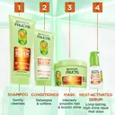 Garnier Fructis Keratin Sleek Shampoo pörröisille hiuksille 200 ml