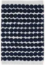 Marimekko Räsymatto Käsipyyhe 50x70cm tummansininen/valkoinen