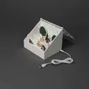 Konstsmide LED-valokoriste 3285-210 eläinsiluetit puisessa laatikossa