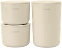Brabantia ReNew säilytyspurkit 3 kpl soft beige