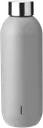 Stelton Keep Cool juomapullo 0,6 l, vaaleanharmaa
