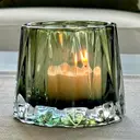 Finnmari Kynttilälasi 11x11x9 cm vihreä