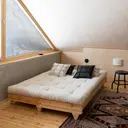 Väre nahkatyyny neliö