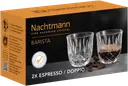 Nachtmann Noblesse Barista Espresso/Doppio lasi 90 ml kirkas 2 kpl