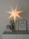 Konstsmide paperitähti 78 cm valkoinen