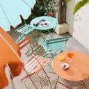 Decoris Stockholm terassisetti pöytä ja 2 tuolia