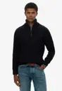 Superdry Jacob cable knit half zip neule