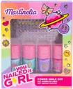 Martinelia Super Girl Power Nails Set nagelset 4 nagellack, klistermärken