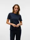 Vero Moda VMKaia lyhythihainen trikootoppi