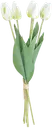 Tulppaanikimppu 40cm valkoinen