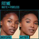 Maybelline New York Fit Me Matte+Poreless -meikkivoide 100 Warm Ivory 30ml