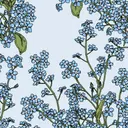 Havi Nuppu tissue lautasliina Lemmikki vaaleansininen 24cm 20kpl