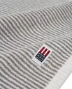 Lexington Original kylpypyyhe 100x150cm white gray stripe