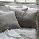 Käinby1925 Heaven Linen tyynyliina 50x60cm logolla pellava