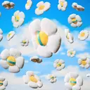 Fenty Beauty Limited Edition Smurf Fairy bomb shim puff korostuspuuteri vartalolle 5 g