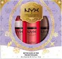 NYX Professional Makeup Butter Gloss Lip Trio lahjapakkaus