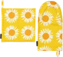 Marimekko Auringonkukka uunikinnas ja pannulappu setti