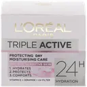 L'Oréal Paris Triple Active suojaava kosteusvoide kuivalle ja herkälle iholle 50ml