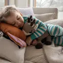 Pentik Vasa neulelelu 25 cm, ruskea