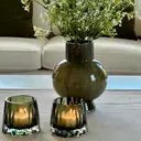 Finnmari Kynttilälasi 11x11x9 cm vihreä