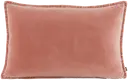 Haomy tyynynpäällinen MANHATTAN 100% kivipesty puuvilla sametti, 40x60cm, roosamokka