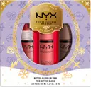 NYX Professional Makeup Butter Gloss Lip Trio lahjapakkaus