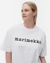 Marimekko Kioski Veisto Logo placement t-paita