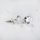 Cailap Hopeakorvakorut pyöreä, kirkas kivi