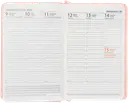 Taskukalenteri A6, vaaleanpunainen