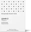 Skandinavisk LEMPI Tuoksukynttilä puukannella 200g, valkoinen