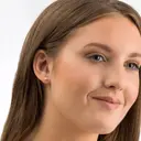 Blomdahl Pearl White korvakorut 4 mm