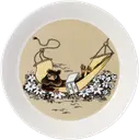 Moomin Arabia Finland Muumi lautanen19cm Piisamirotta luolassa
