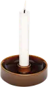 Arabia kynttilänjalka Kirnu 11x3,5 cm ruskea