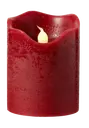 House led-vahakynttilä Dalton 10cm punainen