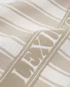 Lexington Icons vohveli twill keittiöpyyhe 50x70cm beige/valkoinen