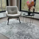 ihankotona ihankotona Niitty nukkamatto, harmaa-kukka