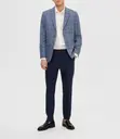 Selected SLHSlim-Crewe blue check blz b bleiseri