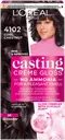 L'Oréal Paris Casting Crème Gloss 4102 Keskiruskea Tuhka Neutraali Helmiäinen kevytväri 1kpl