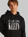 Calvin Klein Jeans Serif font graphic hoodie huppari
