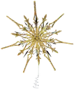 Weiste 19cm filigraani latvatähti kulta glitt. koristekeskus