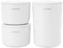 Brabantia ReNew säilytyspurkit 3 kpl white
