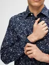 Selected Homme Slhslimsoho-ethan aop shirt ls kauluspaita