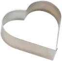 Sydänmuotti 10x10 cm metalli