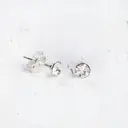 Cailap Hopeakorvakorut pyöreä, kirkas kivi