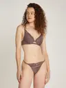 Calvin Klein CK Black Sequin Push Up Plunge rintaliivit