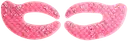 IDC Institute Glitter silmänympäryslaput Pink 1 pari