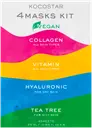 KOCOSTAR 4 Masks Kit kangasnaamiopakkaus