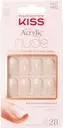 Kiss Nails Salon Acrylic Nude French 28 kpl nail kit, KAN02
