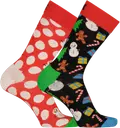 Happy Socks Big Dot Snowman sukat