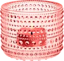 Iittala Kastehelmi kynttilälyhty 64 mm lohenpunainen